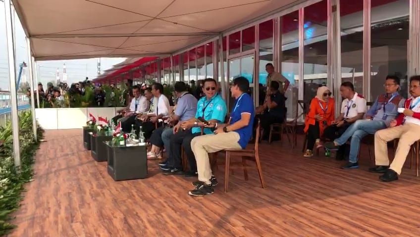 Momen akrab Jokowi, Puan hingga Anies di Sirkuit Formula E (Eva-detikcom)