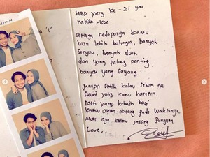 Nabila Ishma Unggah Pesan Eril: Jangan Sedih Kalau Semua Nggak Sesuai Harapan