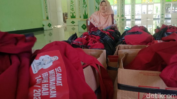 Paket bekal lauk pauk dari Pemkab Klaten untuk calhaj, Sabtu (4/6/2022).