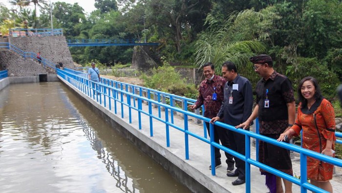 Pembangunan Kanal Air Baku Perumda Tirta Sewakadarma Kota Denpasar di IPA Belusung