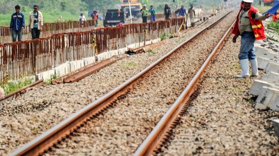 Melihat Progres Pembangunan Rel Ganda Kiaracondong-Cicalengka