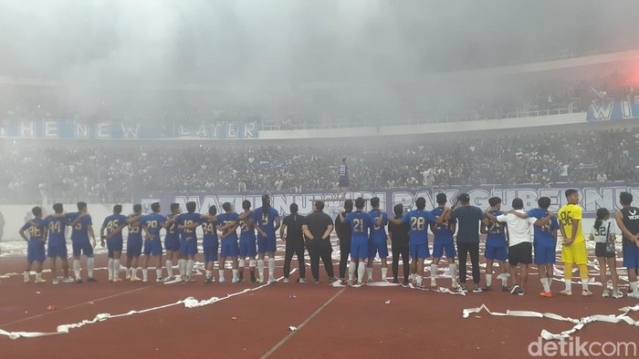 PSIS Semarang tundukkan Arema FC 2-1, Sabtu (4/6/2022).