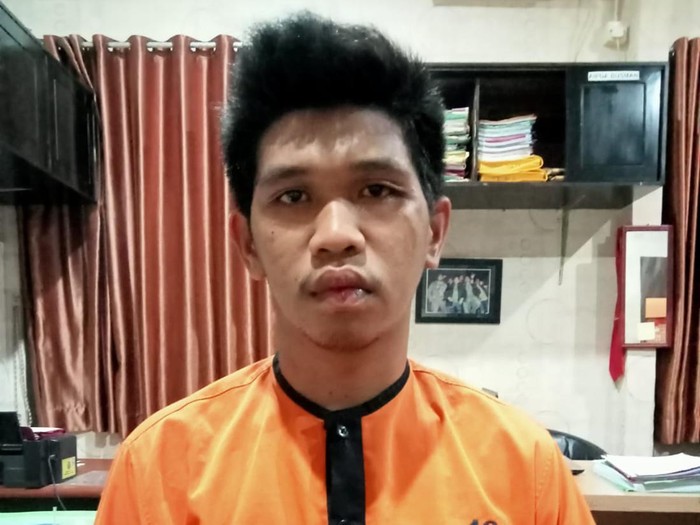 Tampang penjual es teh bunuh 2 balita lalu gorok ibu korban (Dok. Istimewa)