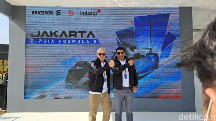 Uji 5G Indosat di Sirkuit Formula E, Wussssh!