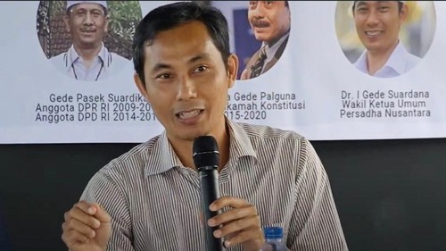 Wakil Ketua Umum DPP Persadha Nusantara Dr. Gede Suardana.