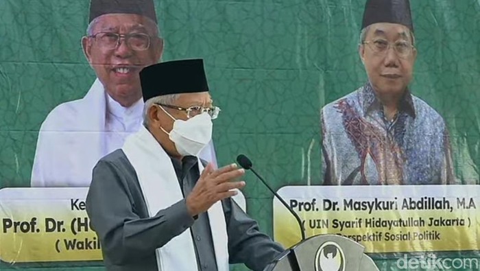 Wapres KH Maruf Amin di Tebuireng Jombang