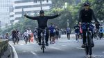 Antusias Warga Kembali Berolahraga di CFD Jakarta