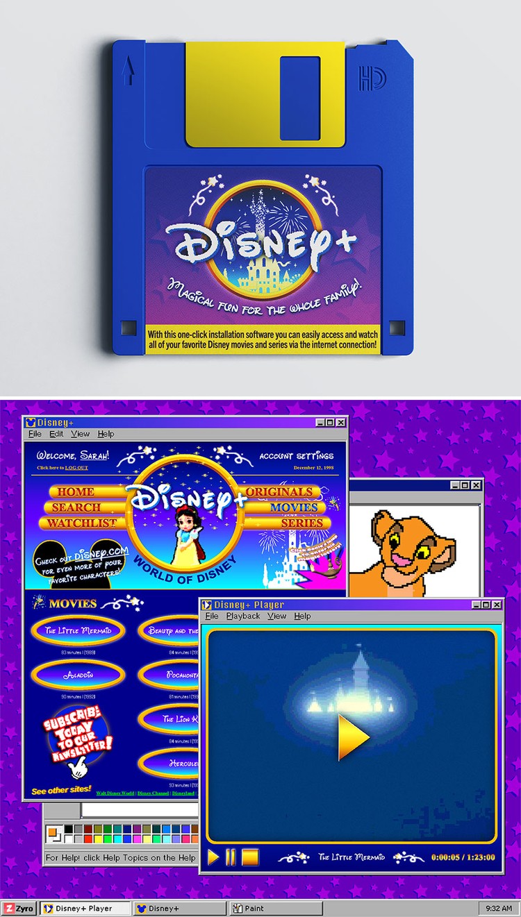 Desain aplikasi tahun 90an