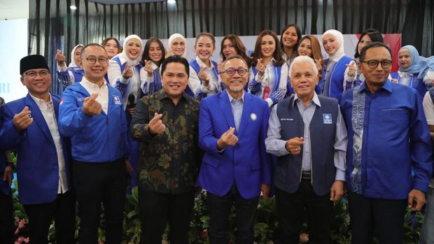 Erick Thohir Hadiri Acara Halal Bihalal PAN (dok.ist)