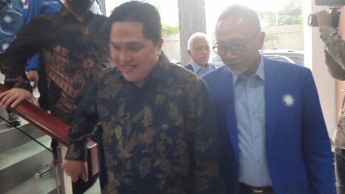 Erick Thohir Hadiri Acara Halal Bihalal PAN