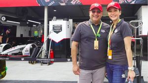 Deretan Artis Happy Tonton Langsung Balapan Formula E Jakarta