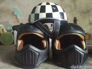 Warga Majalengka Ini Raup Cuan Lewat Bisnis Restorasi Helm