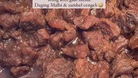 Tak hanya momen makan-makan saja. Jessica sering pamer masakan yang ada di rumahnya. Seperti menu favoritnya yaitu daging malbi dan sambal cengek khas Palembang. Foto: Instagram @jessicaanastaysa20