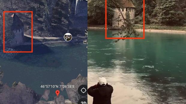 Kolase detikJabar (Google Earth/dok Humas Jabar)