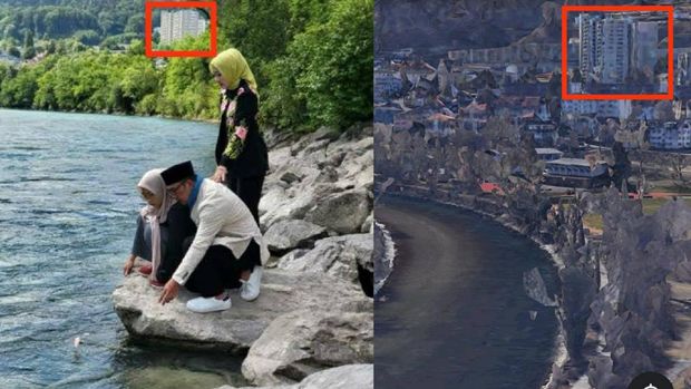 Lokasi Ridwan Kamil larungkan bunga di Sungai Aare