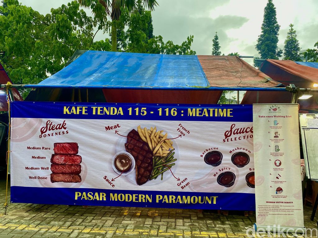 Meatime, Steakhouse kaki lima yang menyjikan steak ala bintang lima.