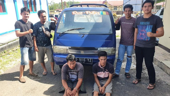 Polisi amankan dua pelaku pencurian mobil di Bengkulu Tengah.