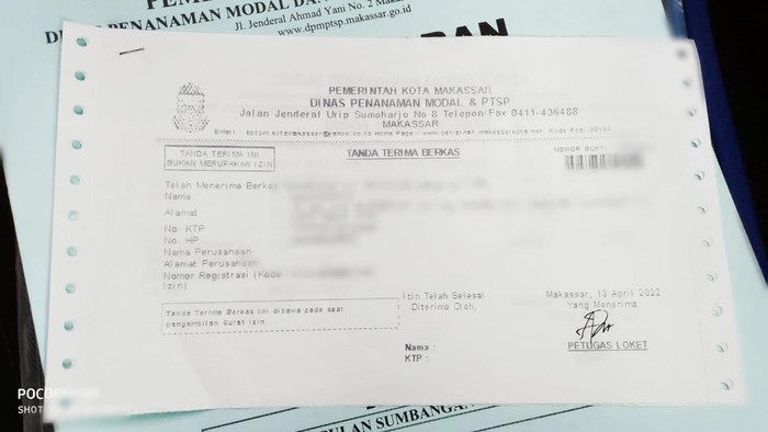 Pengurusan IMB yang diproses DPM-PTSP Makassar.