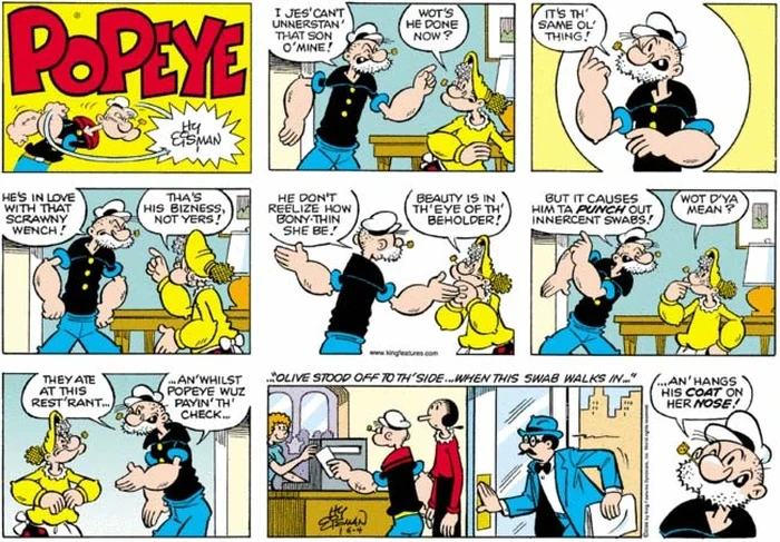 Popeye Komik strip Popeye Si Pelaut