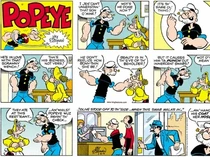 Komik Strip Popeye Si Pelaut Terbit Lagi, Digarap Kartunis Terbaru