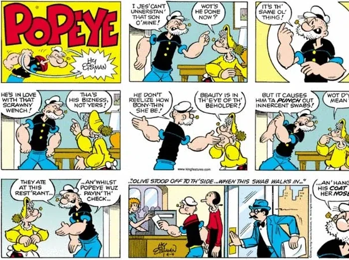 Popeye Komik strip Popeye Si Pelaut