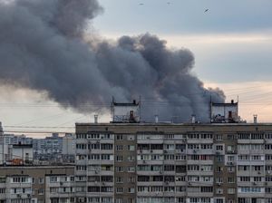 Rudal Rusia Hantam Ibu Kota Ukraina, Tank-tank dari Eropa Hancur