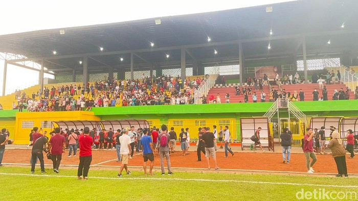 PSM Makassar latihan di Stadion Gelora BJ Habibie Parepare.