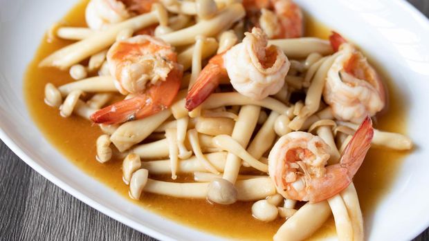 Resep Tumis Jamur Shimeji Udang