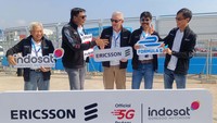 Indosat Ooredoo Hutchison (IOH), memamerkan pengalaman 5G berkelas dunia di Jakarta E-Prix 2022. Kecepatan internetnya capai 205/mbps.
