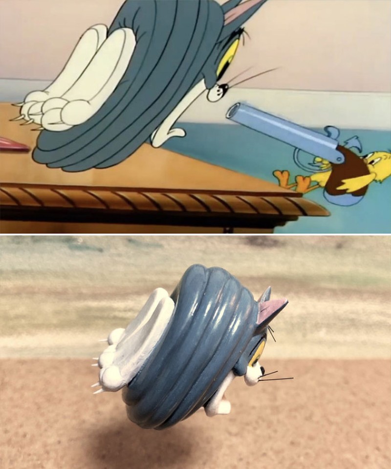 fotoinet patung tom and jerry