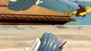 Waduh Tom berubah bentuk yang mau ditembak Jerry. Foto: Twitter/@inouetable