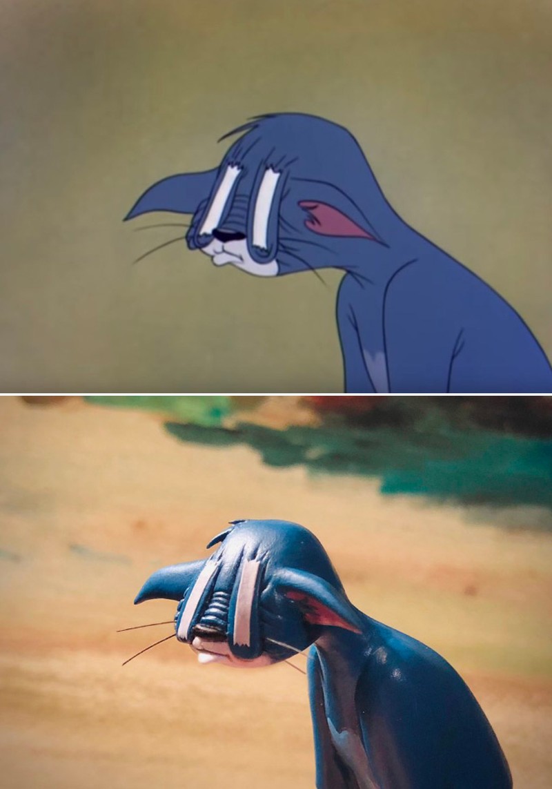 fototinet patung tom and jerry