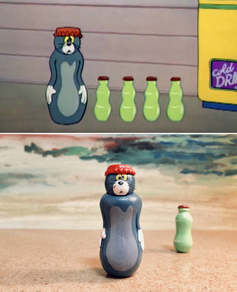 fototinet patung tom and jerry