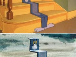 Begini Setiap Adegan Lucu Tom and Jerry Dijadikan Patung