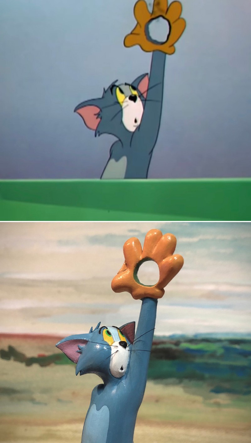 fototinet patung tom and jerry