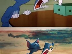 Begini Setiap Adegan Lucu Tom and Jerry Dijadikan Patung