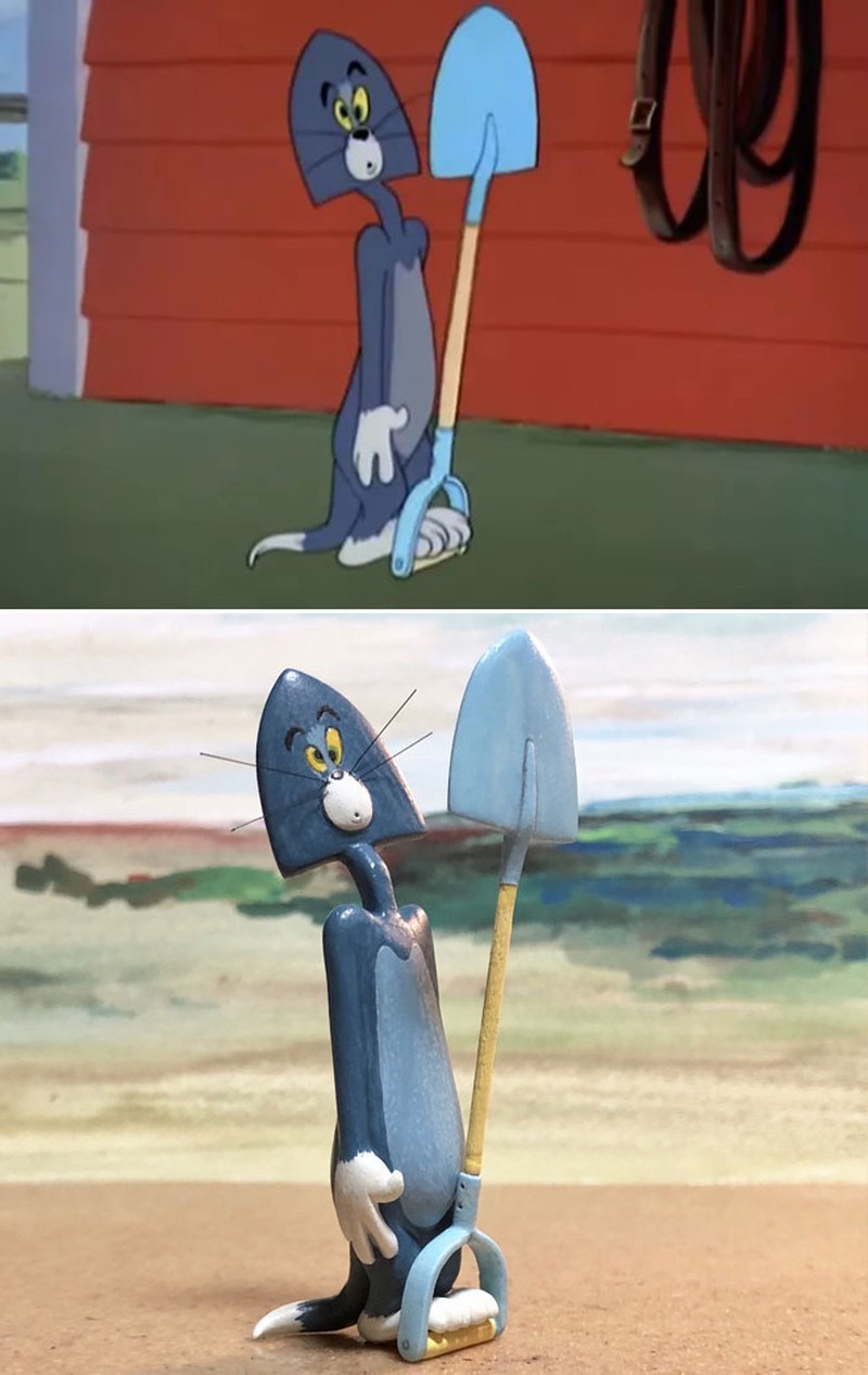 fototinet patung tom and jerry