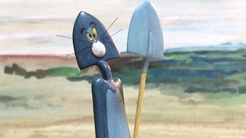 Wajah Tom gepeng kepentok sekop. Foto: Twitter/@inouetable