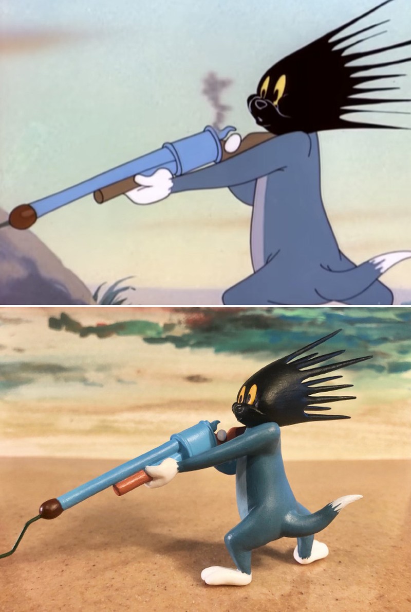 fototinet patung tom and jerry