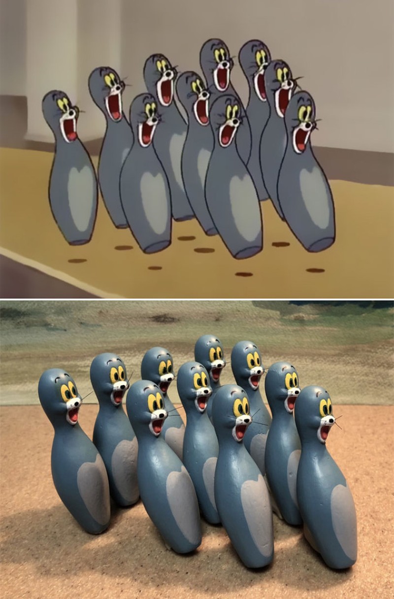 fototinet patung tom and jerry