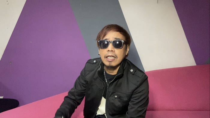 Ian Kasela saat ditemui di kawasan Trans TV, Jakarta Selatan.