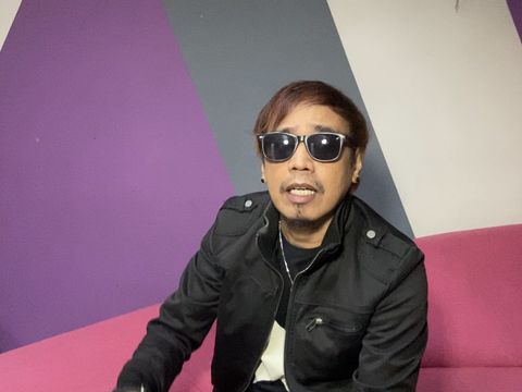Ian Kasela saat ditemui di kawasan Trans TV, Jakarta Selatan.
