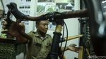 Ini Lho Sepeda Bambu yang Dipakai Jokowi
