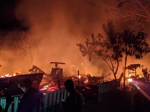 5 Rumah di Bone Hangus Terbakar gegara Warga Lupa Matikan Kompor