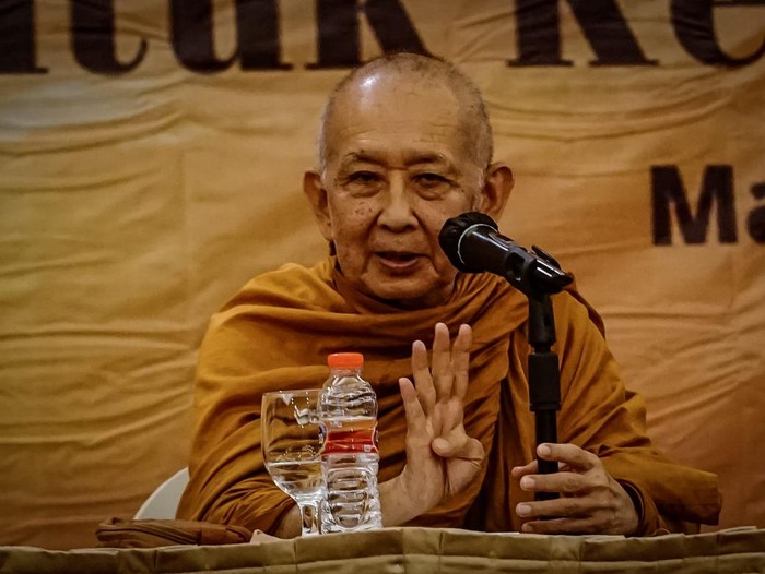 Kepala Sangha Theravada Indonesia, Bhikkhu Sri Pannyavaro Mahathera. Foto diunggah pada Senin (6/6/2022).