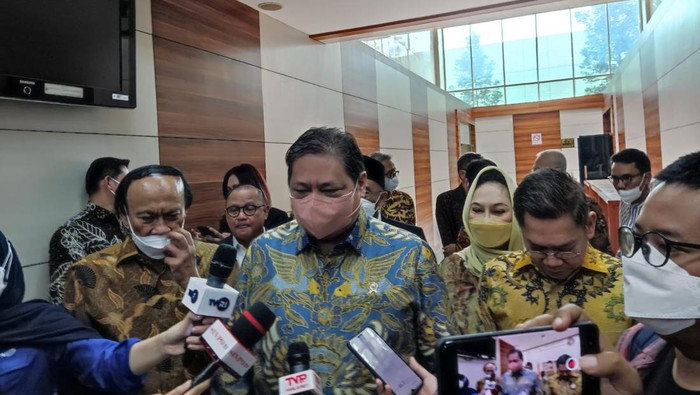 Ketum Golkar Airlangga (Matius Alfons-detikcom)