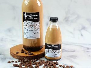 Terhantam Pandemi, Penjual Kopi Ini Beralih Jual Kopi Literan Online