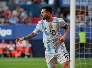 Messi Lima Gol, Pelatih Argentina Sampai Sulit Bicara