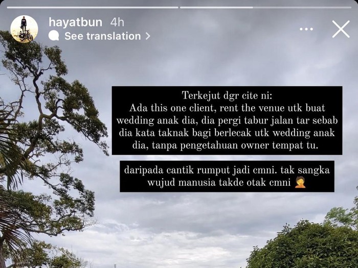 Lokasi pernikahan viral di media sosial. Lokasi pernikahan viral di media sosial.