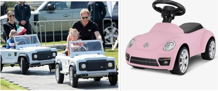 Mainan mobil Volkswagen Pangeran Harry dan Meghan Markle.